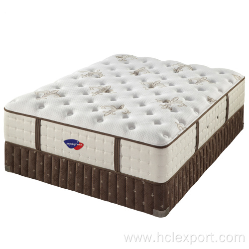 sleeping well double gel memory foam spring mattress